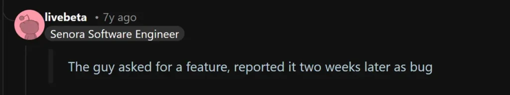 reddit screenshot of client who doesn't understand agile methodology when working with developers