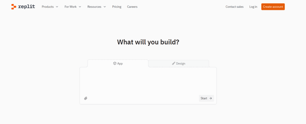 replit vibe coding homepage